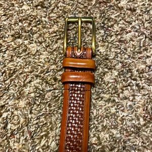 Allen Edmonds Weave Chili Belt Size 36